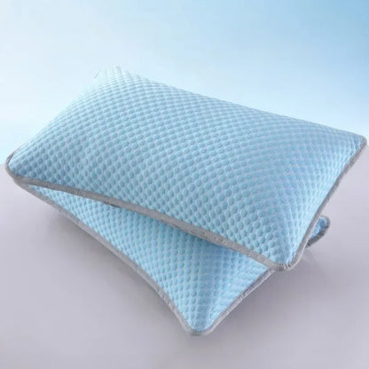 1-4PCS 48x74cm Ice Bean Pillowcase Summer Cooling Solid Color Cool Touch Fabric Washable for Air Conditioning Room