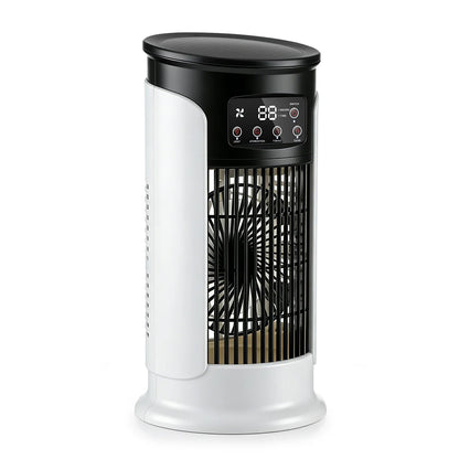 Portable USB Air Cooler Fan Humidifier 300ML 6 Speed 6H Timer 7 Color Light Mist Spray Quiet Cooling Fan Desk Air Conditioner