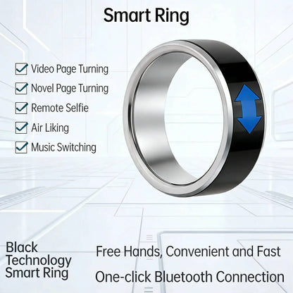 Bluetooth Wireless Smart Ring Mouse Multifunctional Remote Control for TikTok YouTube Web Browsing E-book Page Turning Selfies
