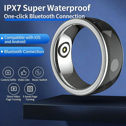 Bluetooth Wireless Smart Ring Mouse Multifunctional Remote Control for TikTok YouTube Web Browsing E-book Page Turning Selfies