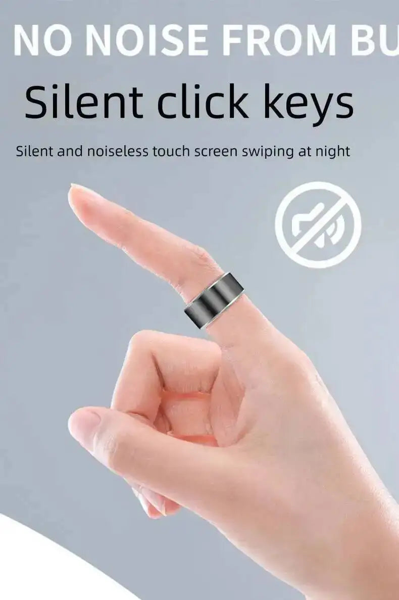 Bluetooth Wireless Smart Ring Mouse Multifunctional Remote Control for TikTok YouTube Web Browsing E-book Page Turning Selfies