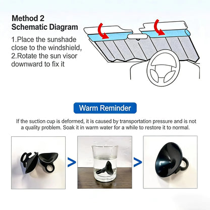 Car Solar Protection 4 Colors Eyes Heated Windshield Sunshade Car Window Windscreen Cover Sun Shade Auto Sun Visor Car-covers