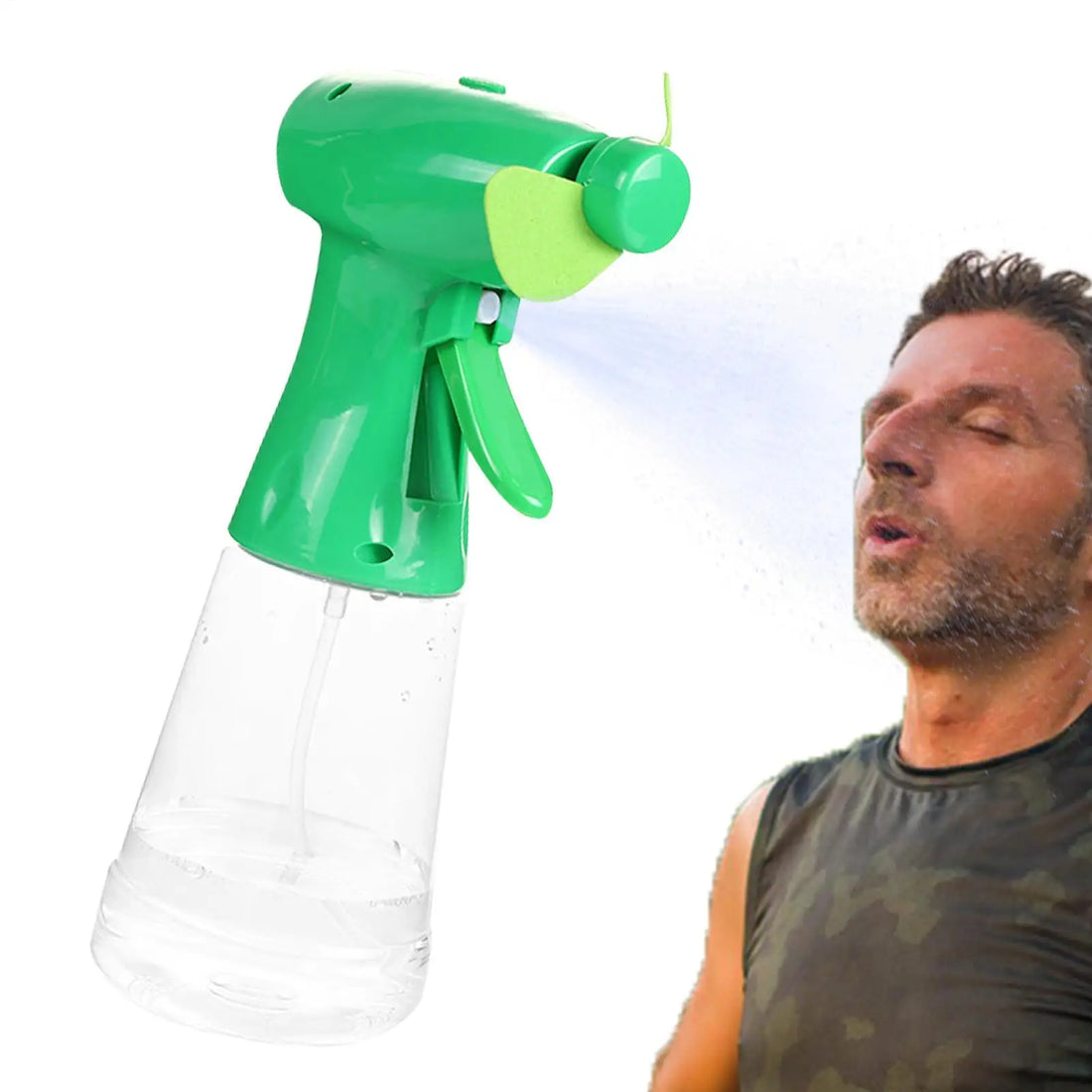 Portable Fan Bottle Shape Spray Fans Hand Held Battery Power Fan Multipurpose Air Water Mist Bottle Cooling Spray Fan Kids Adult