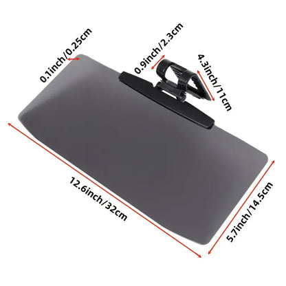A Car Mounted Anti Glare Mirror, Anti UV Strong Light Vehicle Sunshade