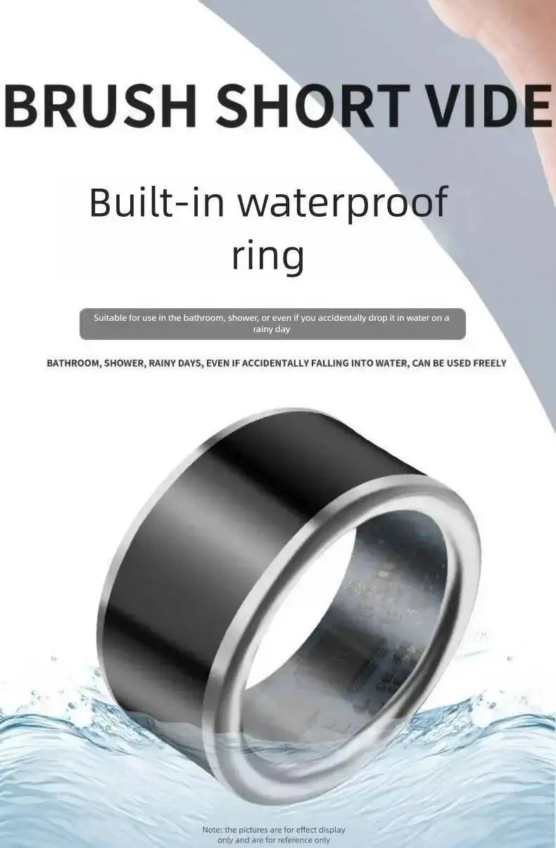 Bluetooth Wireless Smart Ring Mouse Multifunctional Remote Control for TikTok YouTube Web Browsing E-book Page Turning Selfies