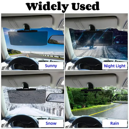 A Car Mounted Anti Glare Mirror, Anti UV Strong Light Vehicle Sunshade