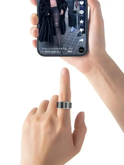 Bluetooth Wireless Smart Ring Mouse Multifunctional Remote Control for TikTok YouTube Web Browsing E-book Page Turning Selfies