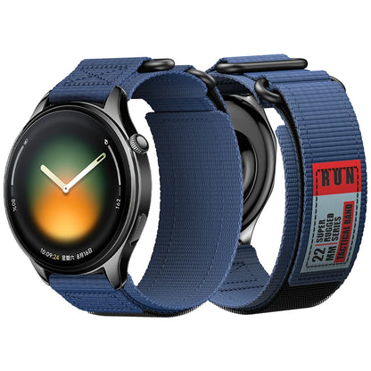 22mm Hook and Loop Nylon Strap For Xiaomi Watch 5 / S4 Sport / S3 / S2 / S1 Pro Sports Wrist Band Bracelet Accessories