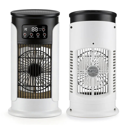 Portable USB Air Cooler Fan Humidifier 300ML 6 Speed 6H Timer 7 Color Light Mist Spray Quiet Cooling Fan Desk Air Conditioner